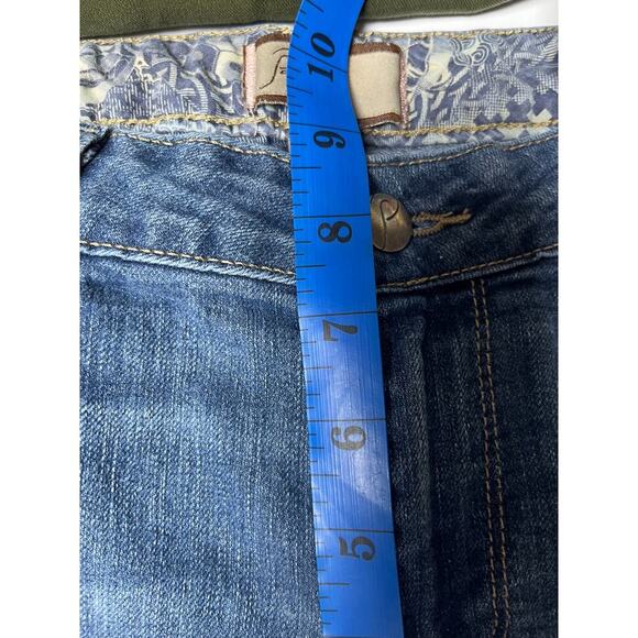 Paige Monte Boot Cutoff Shorts 30 Y2K‎ Denimcore Raw Hem Made in USA Denimcore - Picture 12 of 13